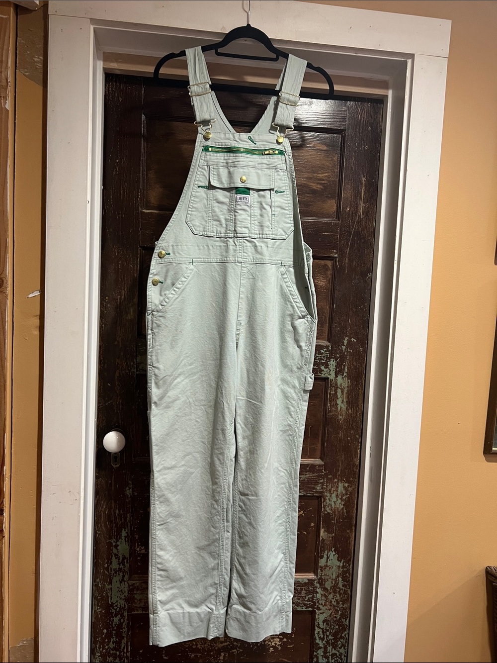 liberty Mint Green Overalls